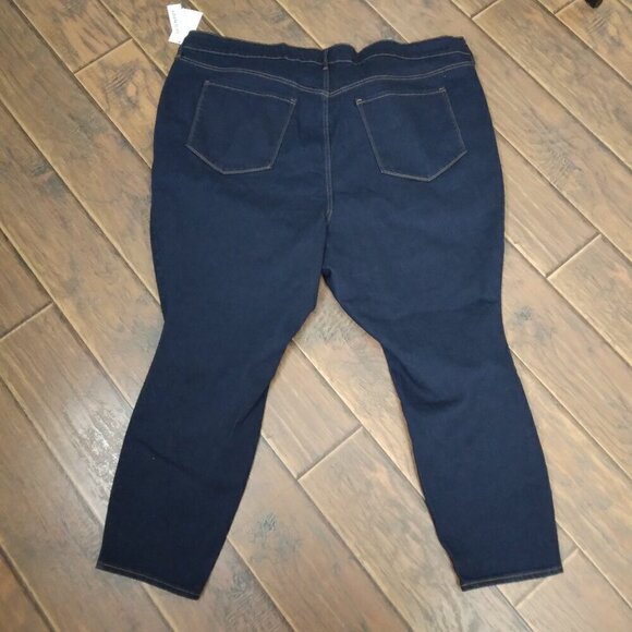 Old Navy | NWT Mid-Rise Pop Icon Skinny Jean Dark Wash | Plus Size 28 Short - Picture 5 of 10